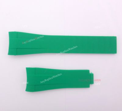 Green Rubber B Rolex Bracelet Replica / Submariner Watch Band